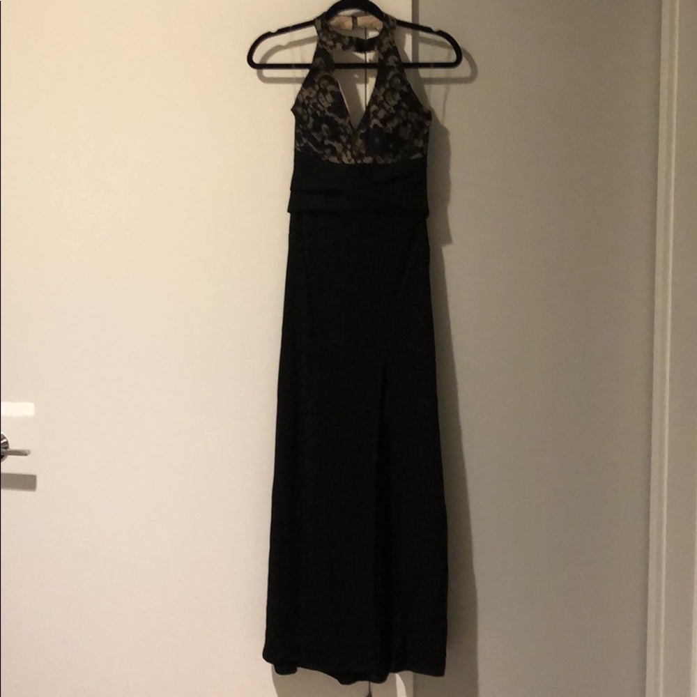 Black maxi dress